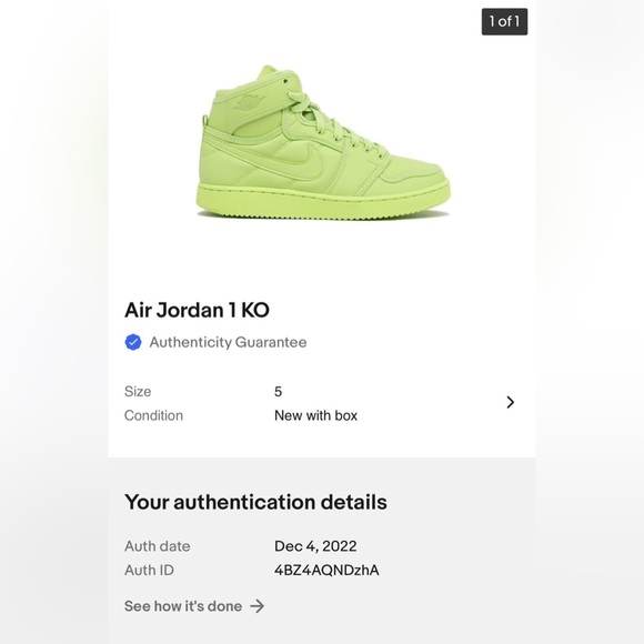 Air Jordan 1 Billie Eilish Edition - Picture 8 of 8